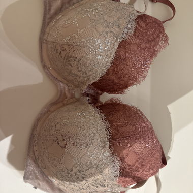 Lot de 2 soutiens-gorge à dentelle (push-up)