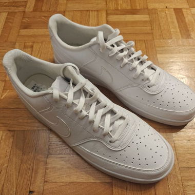 Nike Court Vision Low Triple White, size 48