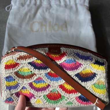 Original Chloé Clutch/Necessaire im Boholook
