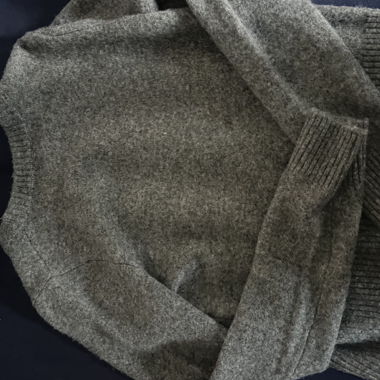 Bershka Grey Marl Knit Jumper