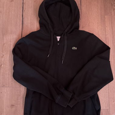 Sweat a capuche Lacoste noir