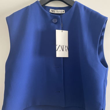Gilet blu Zara
