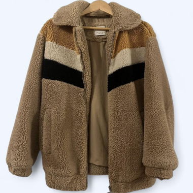 Bershka Teddy Jacket, size S