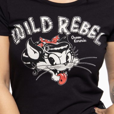 T-shirt Queen Kerosin Wild Rebel 4XL