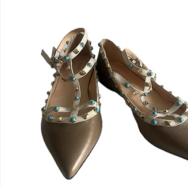 Stylish Flats with Studs – NEW & Unworn!