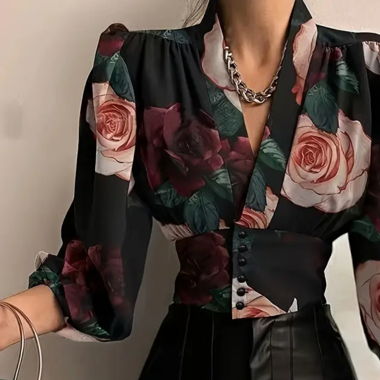 Blouse cache-cœur