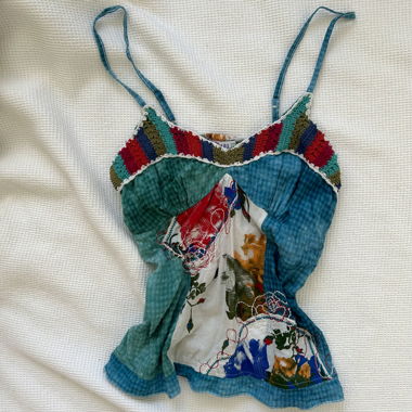 Top d'été Vintage