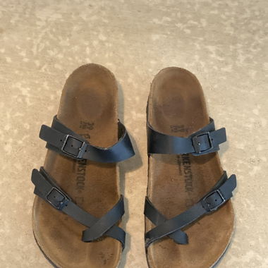 „Birkenstock“ Pantolette flat