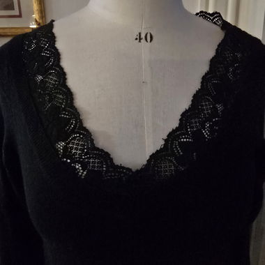 Black Lace Top