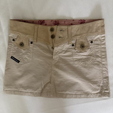 Jupe mini beige D&G vintage