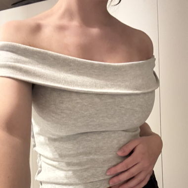 Schulterfreies Top