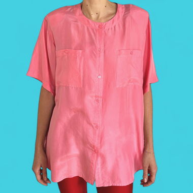  Flamingo pink shirt