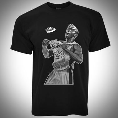 T-shirt Kobe Bryant et MF Doom Noir Taille M
