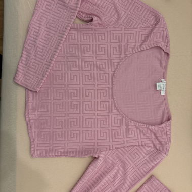 Crop Top Rosa und Schwarz 2Stk XL