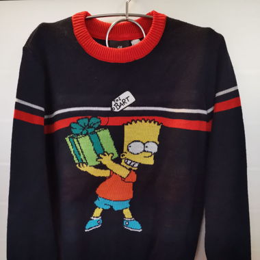 The Simpsons Christmas sweater Xmas by H&M Size S