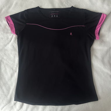 T-shirt sportivo Atmosphere Rosa e nero