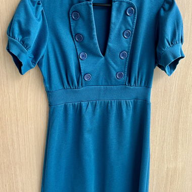 Stylish Teal Dress – Chic & Comfortable