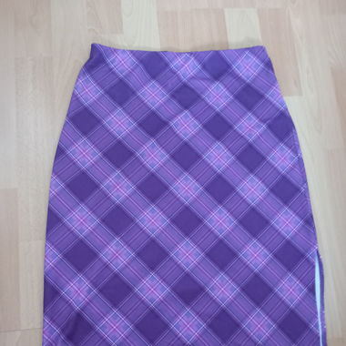 Plaid Skirt Purple