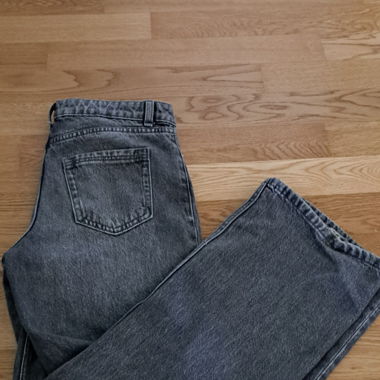 Bershka Baggy Jeans Grau