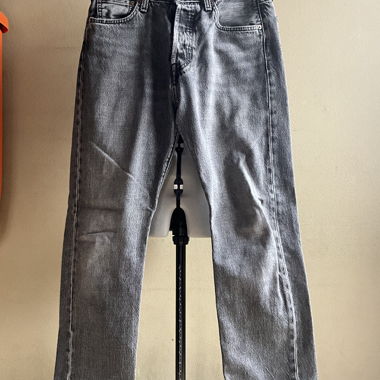 Pantaloni jeans grigi, Levis 501 30/30