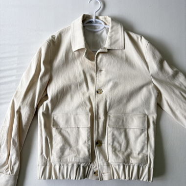Beige Button Jacket
