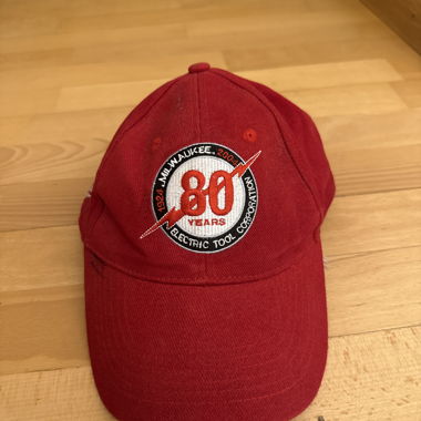 Rote Milwaukee 80 Years Baseballcap
