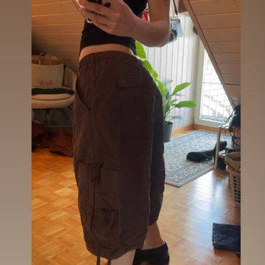Short cargo marron