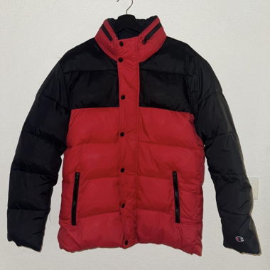 Giacca imbottita Champion rosso/nero