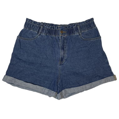 H&M - Highwaist Cinched Jean Shorts