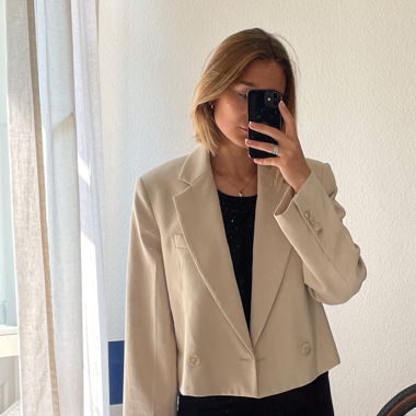 Blazer Beige Nude