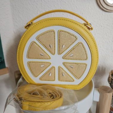 Sac rond agrumes jaune