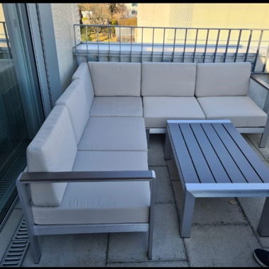 Luxus Aluminium Gartenlounge Reststücke reduziert
