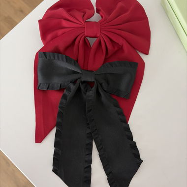Deko-Schleifen Rot und Schwarz
