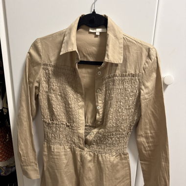 Wunderschöner MAJE-Overall, beige, Grösse S