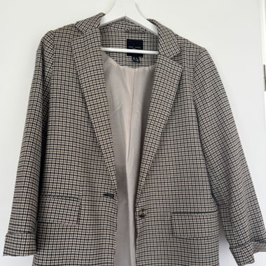 Karrierter Blazer