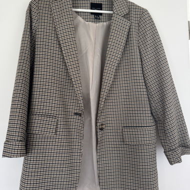 Checked Blazer