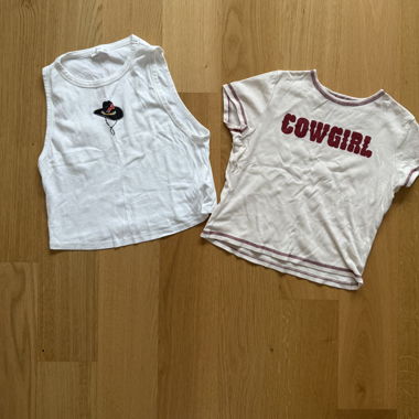 Western-Cowgirl Cropped Tops