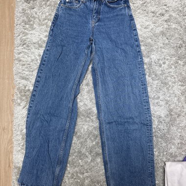 Blue Wide Jeans
