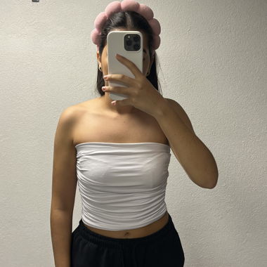 Top fascia bianco 
