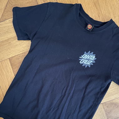 T-shirt noir Santa Cruz 