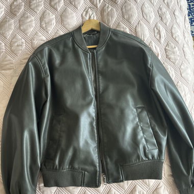 Lederoptik Bomberjacke