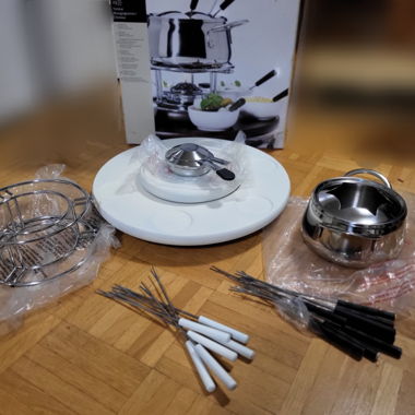 Fondue Set by Cucina&Tavola, Migros,, New