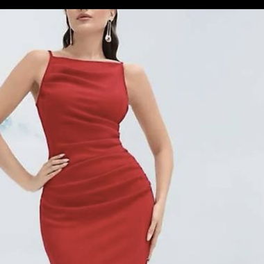 Kleid in Rot Gr S/M