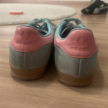 Adidas Gazelle turchese e rosa