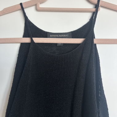 Top in maglia Banana Republic nero