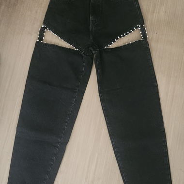 Jeans with Cut Outs