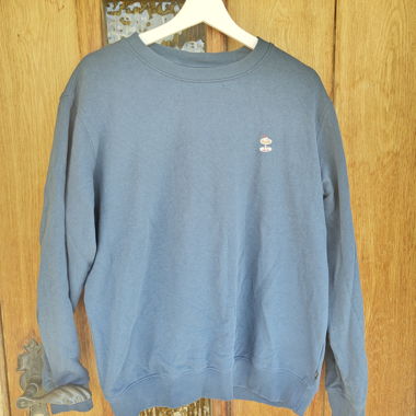 SOLID Blue Sweatshirt
