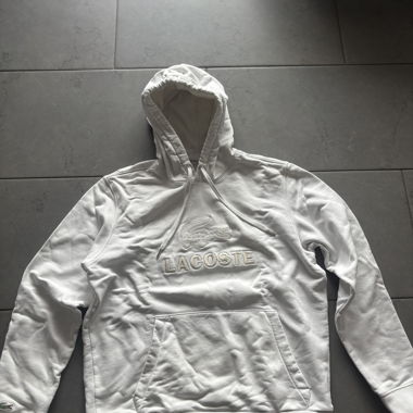 Hoodie Lacoste blanc