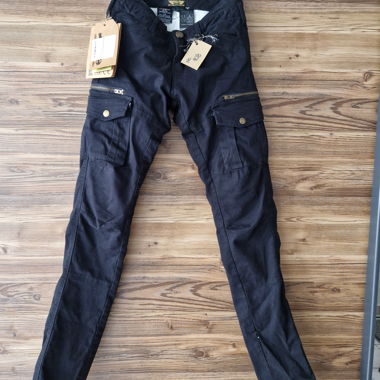 Pantalon cargo moto noir taille S