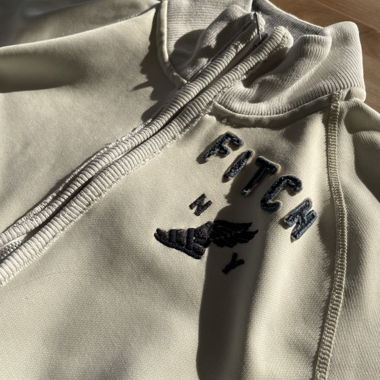 Y2K Abercrombie & Fitch Zip-Hoodie, Larger